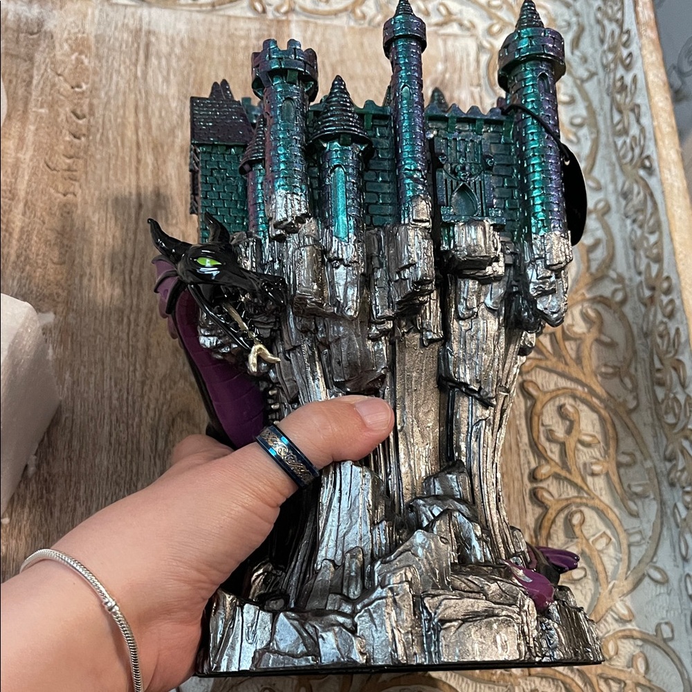 Bath & Body Works Enchanted Castle Sculpture in Silver and Teal